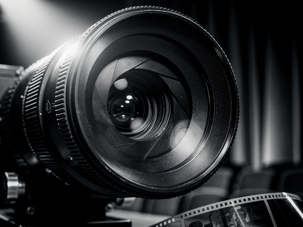 Professional cinema projection lens