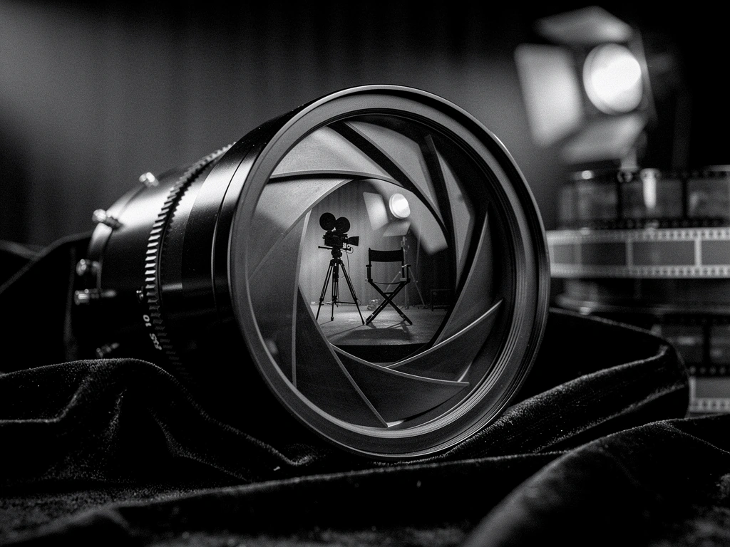 35mm cinematic lens detail