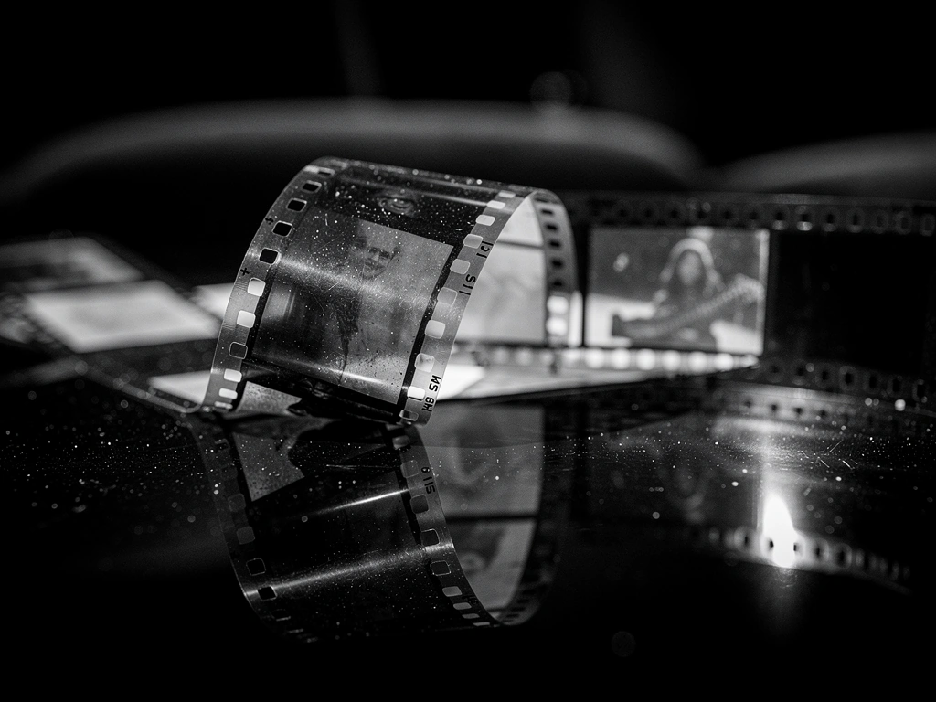 Film celluloid detail